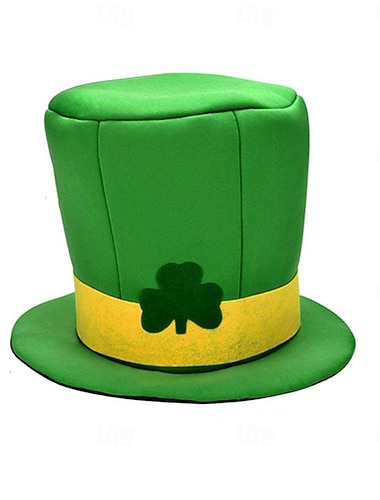  st. patrick's day shamrock irsk lue maskerade voksnes menn kvinners cosplay fest maskerade karneval maskerade saint patrick's day enkle halloween-kostymer