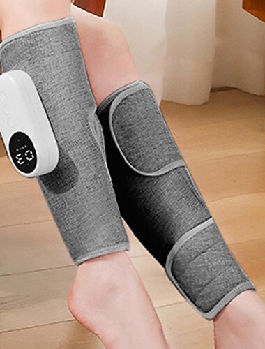  Elektrisches Beinmassagegerät, kabelloses Luftdruck-Massagegerät, wiederaufladbar, Waden-Airbag-Massage, Weihnachtsgeschenk für Eltern, für Männer, Frauen, Wadenvibration, Muskelentspannung, Heizung,