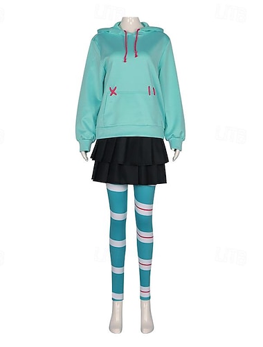  فانيلوب فون شويتز الالتفاف زي تأثيري الكوسبلاي for نسائي للفتيات بالغين حفلة تنكرية مناسب للبس اليومي