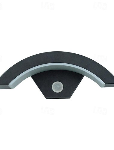  luzes de parede externas led luzes de parede internas sensor de movimento 2 cores claras lojas ao ar livre / cafés luz de parede de alumínio ip65 à prova d'água 85-265v 18w