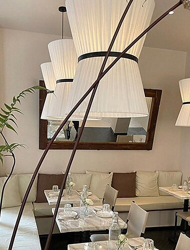  LED-Pendelleuchte 40 cm, 3 Lichtfarben, kreisförmiges/rundes Design, Kronleuchter aus Metall, industriell, zeitgenössisch, künstlerisch, LED-Pendelleuchten für Esszimmer, Bar, Hängeleuchten,