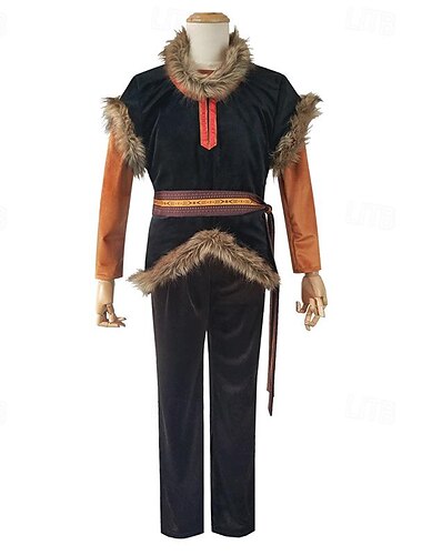  La Reine des neiges Kristoff Bjorgman Costume de cosplay Tenues Déguisement Cosplay Cosplay de Film for Homme Adulte Mascarade