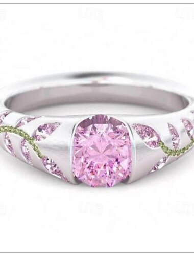  Damenringe eleganter Blumenring zum Valentinstag
