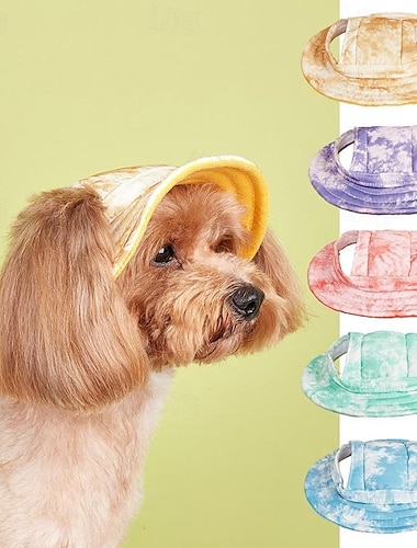  Hund Katt Hundbandana & hundhatt söt stil Ledigt Vinter Justerbara Andningsfunktion Mjuk Tvättbar Bekväm Utomhus Ledigt / vardag Hundkläder for Bichon Frisé Pommeran valpen eller det lilla husdjuret