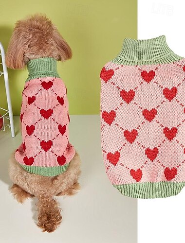  Hunder Katter Gensere Jumper søt stil Fritid Vinter Varm Pustende Myk Vaskbar Bekvem utendørs Fritid / hverdag Hundeklær for Bichon Frisé Pommeran ungt kjæledyr Sommerfugl Small