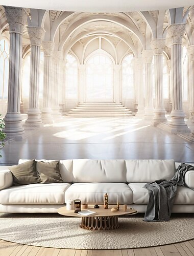  Heaven Palace, arazzo da appendere, arte da parete, grande arazzo, decorazione murale, fotografia, sfondo, coperta, tenda, casa, camera da letto, soggiorno, decorazione