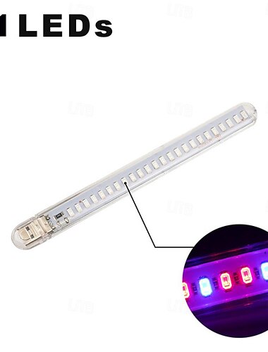  2 stücke 1 stücke led wachsen licht 21 leds usb tragbare led anlage wachsen licht dc5v volle spektrum phyto lampe rotation flexible licht innen