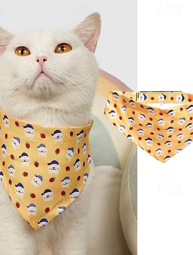  Hunde Katzen Halstücher Kuschelig Brautkleider schlicht Winter Atmungsaktiv Weich Waschbar Komfortabel Outdoor Casual Hundebekleidung for Bichon Frise Spitz kleines Haustier Schmetterling Small