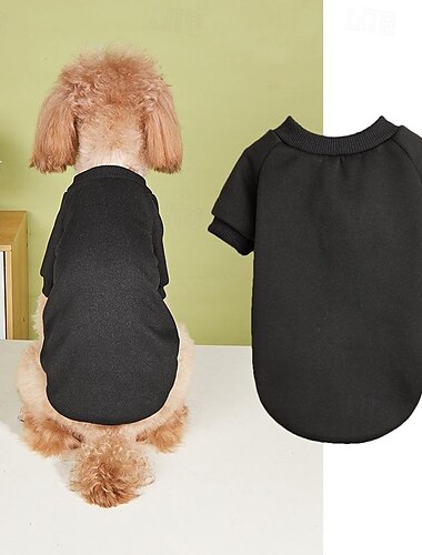  Hunde Katzen Pullover Kuschelig Brautkleider schlicht Winter Warm Atmungsaktiv Weich Waschbar Komfortabel Outdoor Casual Hundebekleidung for Bichon Frise Spitz kleines Haustier Schmetterling Small