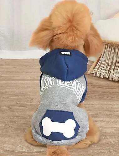  Hund Katze Kapuzensweatshirt Mode Niedlich Winter Warm Weich Waschbar Bequem Outdoor Sport Hundebekleidung for Bichon Frise Pudel Zwergspitz Baby Haustier Papillon