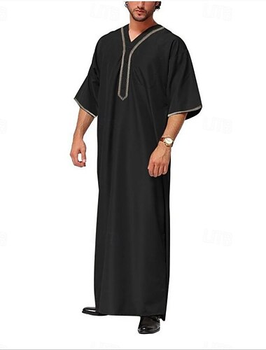  Herren Kleid Thobe / Jubba Religiös Saudi-Arabisch arabisch Muslim Ramadan Erwachsene Bluse