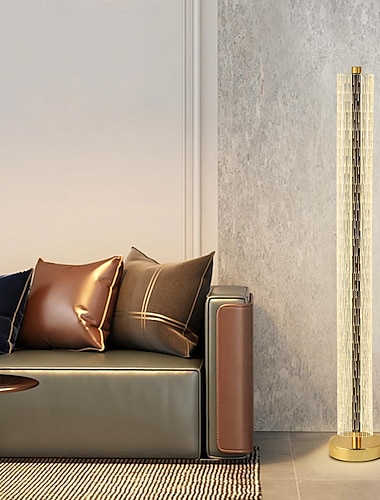  moderne akryl gulvlampe 47in 59in utvalg av bølgepunkt akryl enkel gulvlampe med bryterplugg for soverom stue studie kontor tomt rom
