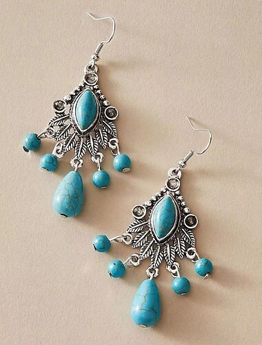  Pendientes colgantes con borlas y flecos, joyería azul claro para bodas, regalos diarios, fiestas de graduación
