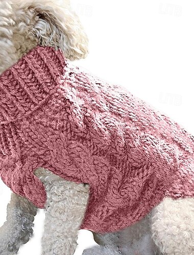  Hund Katze Pullover Jumper Mode Niedlich Winter Warm Weich Waschbar Bequem Outdoor Sport Hundebekleidung for Bichon Frise Pudel Zwergspitz Baby Haustier Papillon