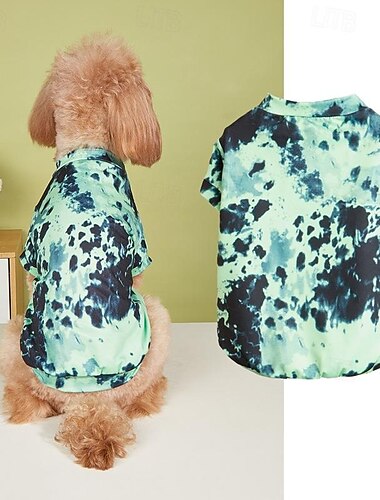  Hunde Katte T-shirt Sød Stil Afslappet Vinter Åndbart Blød Vaskbar Bekvem udendørs Afslappet / Hverdag Hundetøj for Bichon Frisé Pommeraner små kæledyr Sommerfugl Small