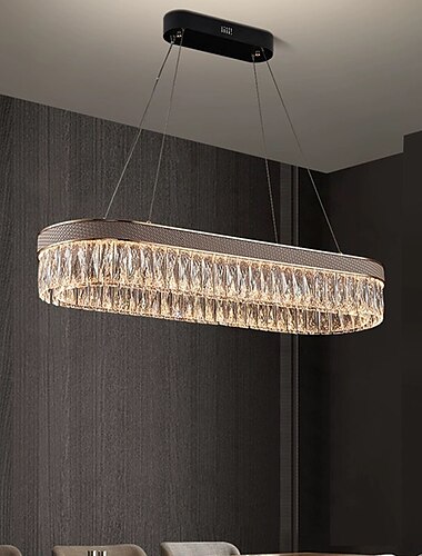  Luz pendente led 50/60/95cm 3 cores de luz design exclusivo lustre de metal galvanizado moderno 110-240v