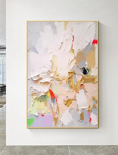  kézzel festett színes vastag textúra absztrakt olajfestmény fali művészet modern fali művészet kézzel festett olajfestmény vászon dekoráció otthoni szoba felakasztható vagy vászon