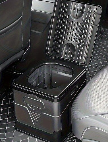  車の折りたたみトイレポータブル車載トイレ屋外キャンプ旅行小便器緊急装置車の携帯トイレ