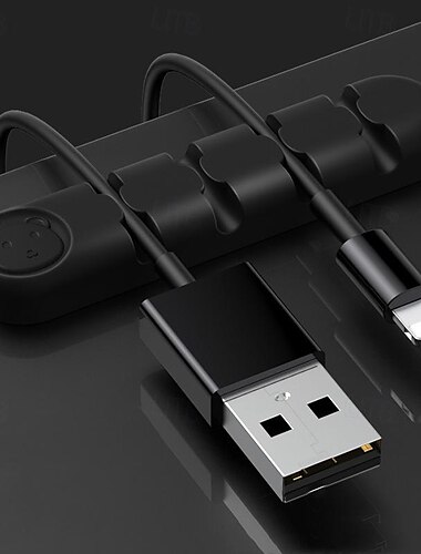  3er-Pack Kabelklemmen, Kabel-Organizer, Kabelmanagement, Kabel-Organizer, USB-Kabelhalter, Kabel-Organizer, Kabel-Clips, Kabelhalter für Schreibtisch, Auto, Zuhause und Büro