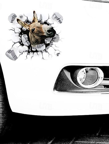  3d auto stickers decals ezel grafische stickers pvc vinyl auto body sticker dier grappig zelfklevende autodeur raamdecoratie stickers