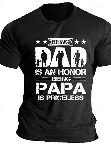  Μπλουζάκια Papa T Shirts Ρήσεις  Ρητά Εκτύπωση Ανδρικών 100% Βαμβακερών Γραφικών Τ-Shirt Χαλαρή Μπλούζα Άνετη Τι Μόδα Καλοκαιριού Σχεδιαστής Ρούχα