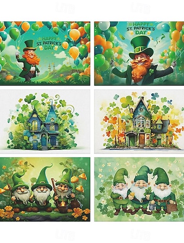  1 x Tischset, 30,5 x 45,7 cm, Tischsets für Party, Küche, Esszimmer, Dekoration