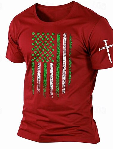  4. juli 2026 250. mindesdag mænds patriotiske patriot grafik nationalflag veteran kortærmet T-shirt