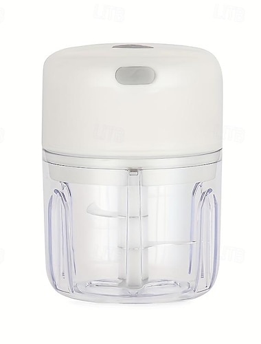 USB wiederaufladbare 100 ml/250 ml Mini-Knoblauchpresse, Zerkleinerer und Fleischwolf zum mühelosen Hacken und Mahlen von Knoblauch und Fleisch