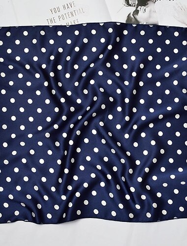  Tupfen Retro Vintage 1950er Bandana Tupfen Damen Maskerade Leistung Party Junggesellinnenabschiedsparty Erwachsene Schal Ganzjahres