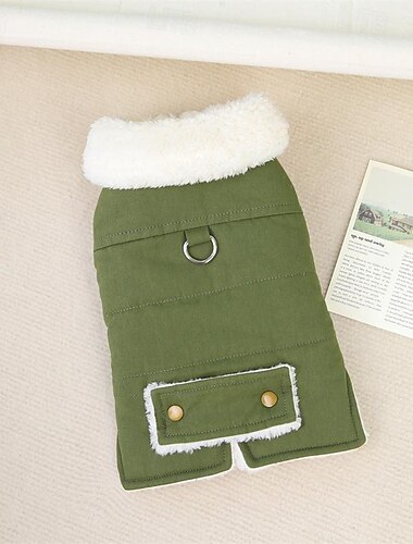  Hund Katze Mäntel Jacke Einfacher Stil Winter Atmungsaktiv Weich Waschbar Bequem Dicht Alltagskleidung Alltagstauglich Wochenende Spaziergang Hundebekleidung for Katze Hund Husky Labrador Alaskan