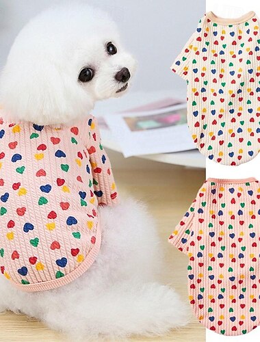  Hund Katt Tröja söt stil Ledigt Vinter Andningsfunktion Mjuk Tvättbar Bekväm Utomhus Ledigt / vardag Hundkläder for Bichon Frisé Pommeran valpen eller det lilla husdjuret Fjäril Small