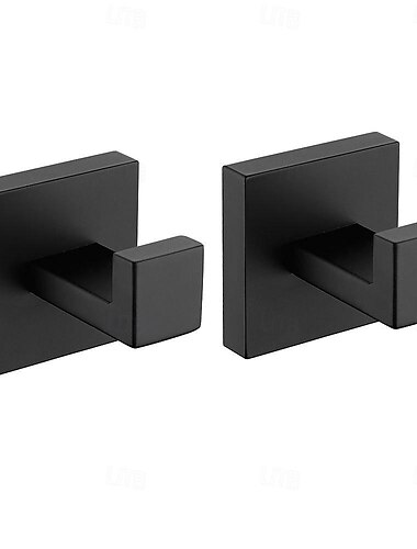  ווי קיר 2 יחידות ווי חלוקים מנירוסטה אל חלד ווי מעיל צמודי קיר למטבח חדר השינה בחדר האמבטיה