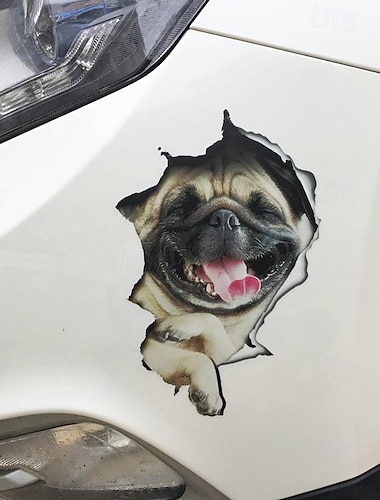 3d bull dog auto sticker leuke auto body sticker pitty bulldog auto diy sticker modificatie waterdicht