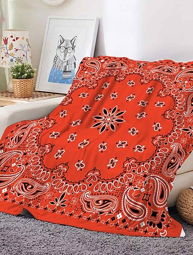  Boho-Sofadecke, Überwurf, Handtuchbezug, Sofagarnitur, Sessel, Zweisitzer, Quaste, Boho-Bohemien-Stil, abstrakt, weich, langlebig
