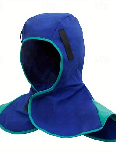  1 Stück Schweiß-Gesichtsmaske, Elektroschweißen mit Hals und Schulter, flammhemmende Schutzkappe, Schweißhelm-Zubehör, Schleifen, Spritzschutz
