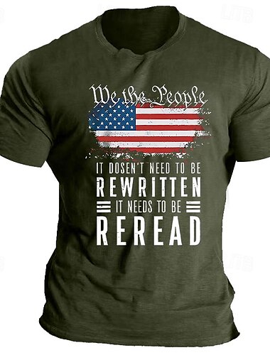  T-Shirt mit amerikanischer Flagge, Schwarz, Blau, Hellgrau, Grafik-T-Shirt für Herren, 100 % Baumwolle, Grafik-T-Shirt, Freizeit-Shirt, bequemes T-Shirt, lässig, für den Alltag, Sommer, Mode,