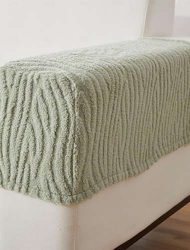  Fundas elásticas para reposabrazos para sillas y sofás Fundas para reposabrazos de spandex Jacquard Fundas para reposabrazos Protector antideslizante para muebles Fundas lavables para sillón