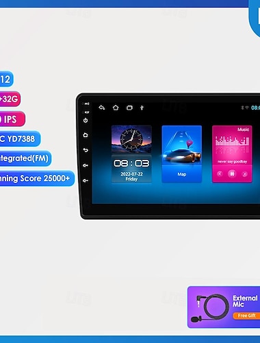  2 din bilradio multimediaspelare för fiat ducato 3 peugeot boxer 2 citroen jumper 2 2006-2022 android 12 stereo huvudenhet carplay