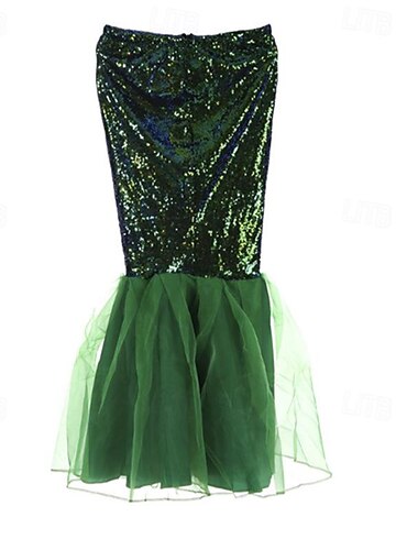  The Little Mermaid Mermaid Skirt Cosplay Costume Outfits Cosplay Costume Movie Cosplay for Women's Adults' Carnival Masquerade