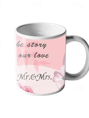  Personalisierte Foto-Tasse - individuelles Hochzeitsgeschenk für Paare Familien-Weihnachtsgeschenk-Tasse Keramiktasse 11oz