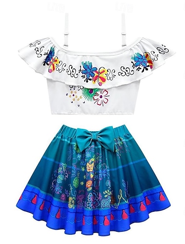  Kinderen Voor meisjes Badmode Buiten Afdrukken Badpakken 2-12 jaar Zomer Model A DH16 C-type DH18 Sectie BDH17