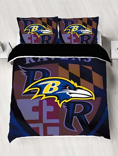  3D-Bettwäsche-Adler-Druck-Bettbezug, Bettwäsche-Sets, Bettbezug mit 1 Druck-Druck-Bettbezug, 2 Kissenbezügen für Doppelbett/Königin/König