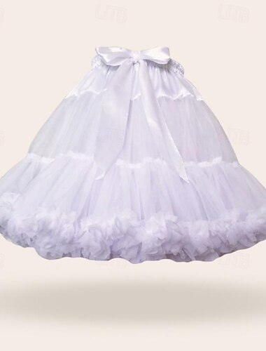  Rétro Vintage Douce Lolita Années 1950 Jupe à cerceaux Tutu Sous jupe Princesse Danseur de ballet Femmes Fille Carnaval Mascarade Performance Tenue Quotidienne Fête du thé Adolescent Adulte Jupon