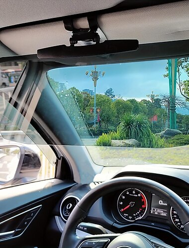  universele autozonneklep anti-glare & UV-bescherming voor veilig rijden op elk moment universeel gepolariseerd zonnescherm met zonneklep