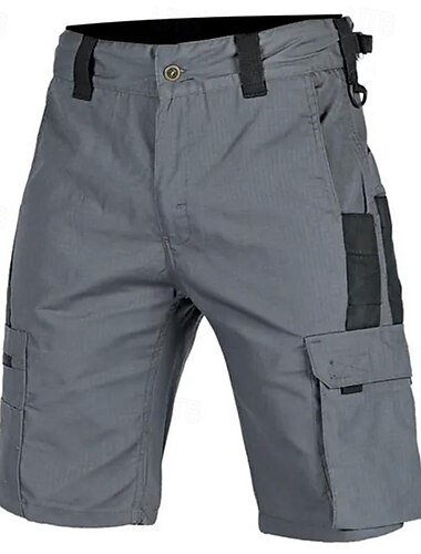  Herren Taktische Shorts Cargo Shorts Kurze Hosen Shorts Kurze Hosen Knopf Multi Pocket Farbblock Komfort tragbar Kurz Casual Täglich Festtage Modisch Klassisch Schwarz Grün