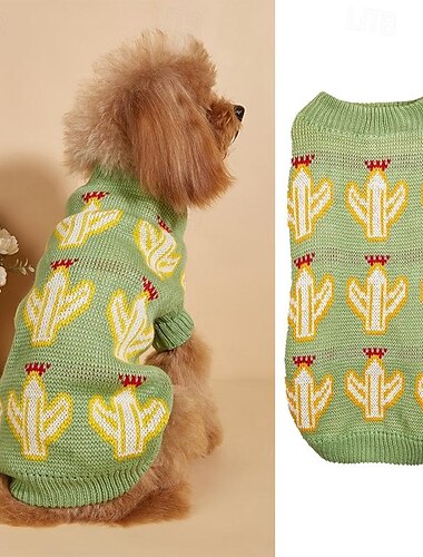  Hund Katze Pullover Jumper Niedlich Lässig Winter Atmungsaktiv Weich Waschbar Bequem Outdoor Alltagstauglich Hundebekleidung for Bichon Frise Zwergspitz Baby Haustier Papillon Klein