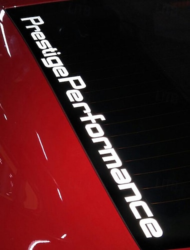  auto voorruit sticker auto achterruit sticker reflecterende alfabet prestige prestaties