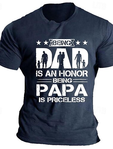  Papa Shirts T Shirts Zitate  Sprüche Druck Herren 100% Baumwoll Grafik T Shirt Freizeit Shirt Bequemes Tee Sommer Mode Designer Bekleidung