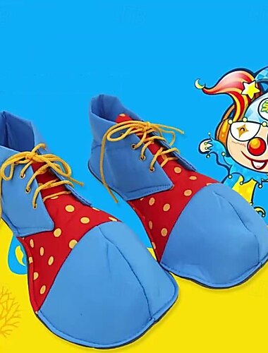  Eso Burlesques Payaso Payaso Zapatos Ropa de Fiesta Baile de Máscaras Adulto Hombre Mujer Accesorios Cosplay Rendimiento Fiesta Escenario Carnaval Mascarada Disfraz de carnaval fácil