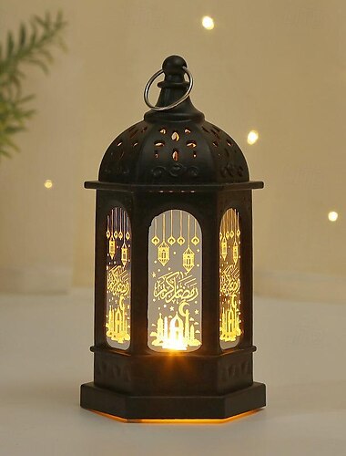  marokkanische einfache europäische Vintage Windlampe Schloss Kerzenständer rustikale Dekoration Requisitenlampen